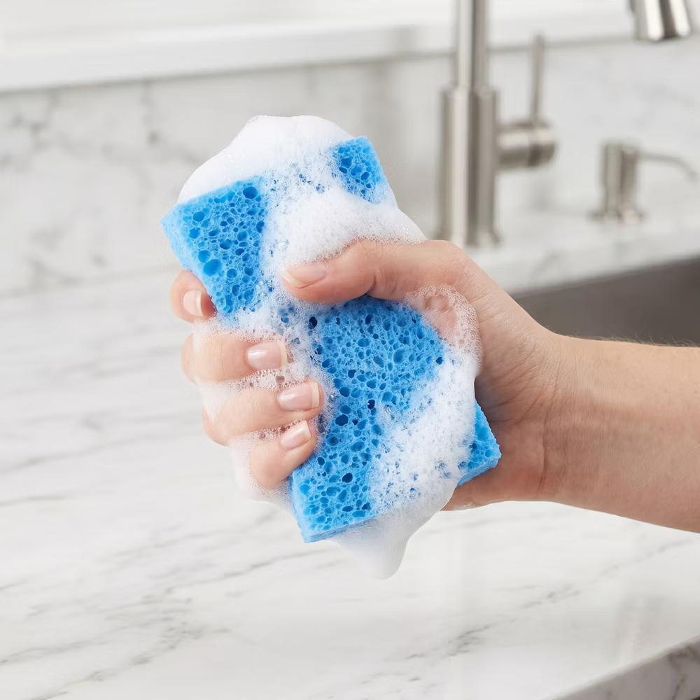 Kitchen Household Cleaning Non-Scratch Cleaning Sponge 6 Pcs - Image 11