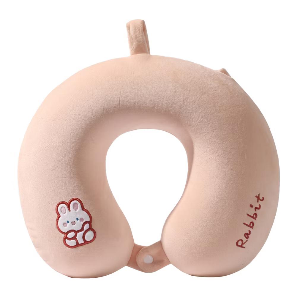 Cut Animal Pattern Memory Foam U-Shape Travel Lightweight Travel Neck Pillows 13x11in 1 Pc - Image 17
