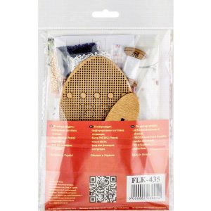 Crafts Set for embroidery with beads on wood FLK-435