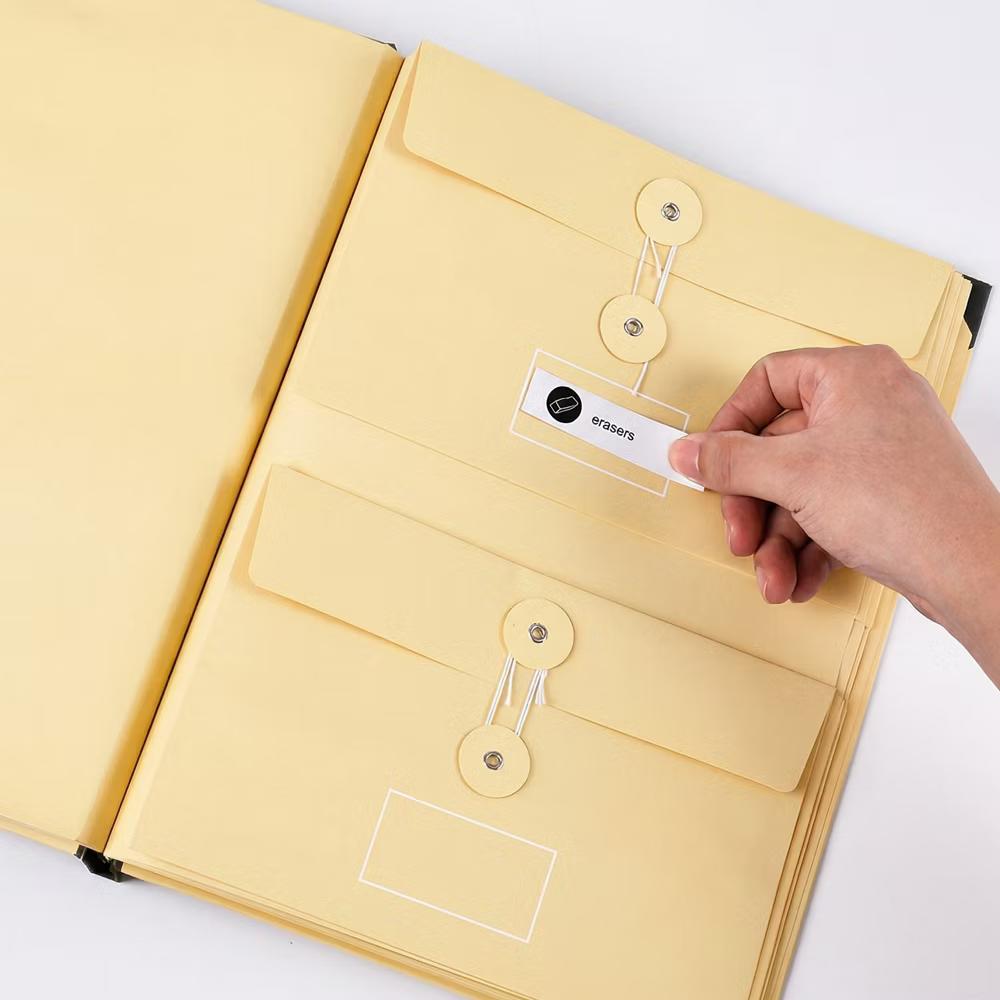 10-Pocket Expanding File Folder Organizer – A4/Letter Size Accordion Document Holder with Elastic Closure & Labels – Durable Acid-Free Paper - Image 23