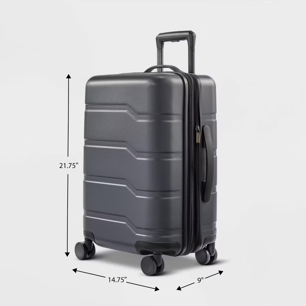 Hardside Carry On Spinner Wheels Suitcase - Image 8