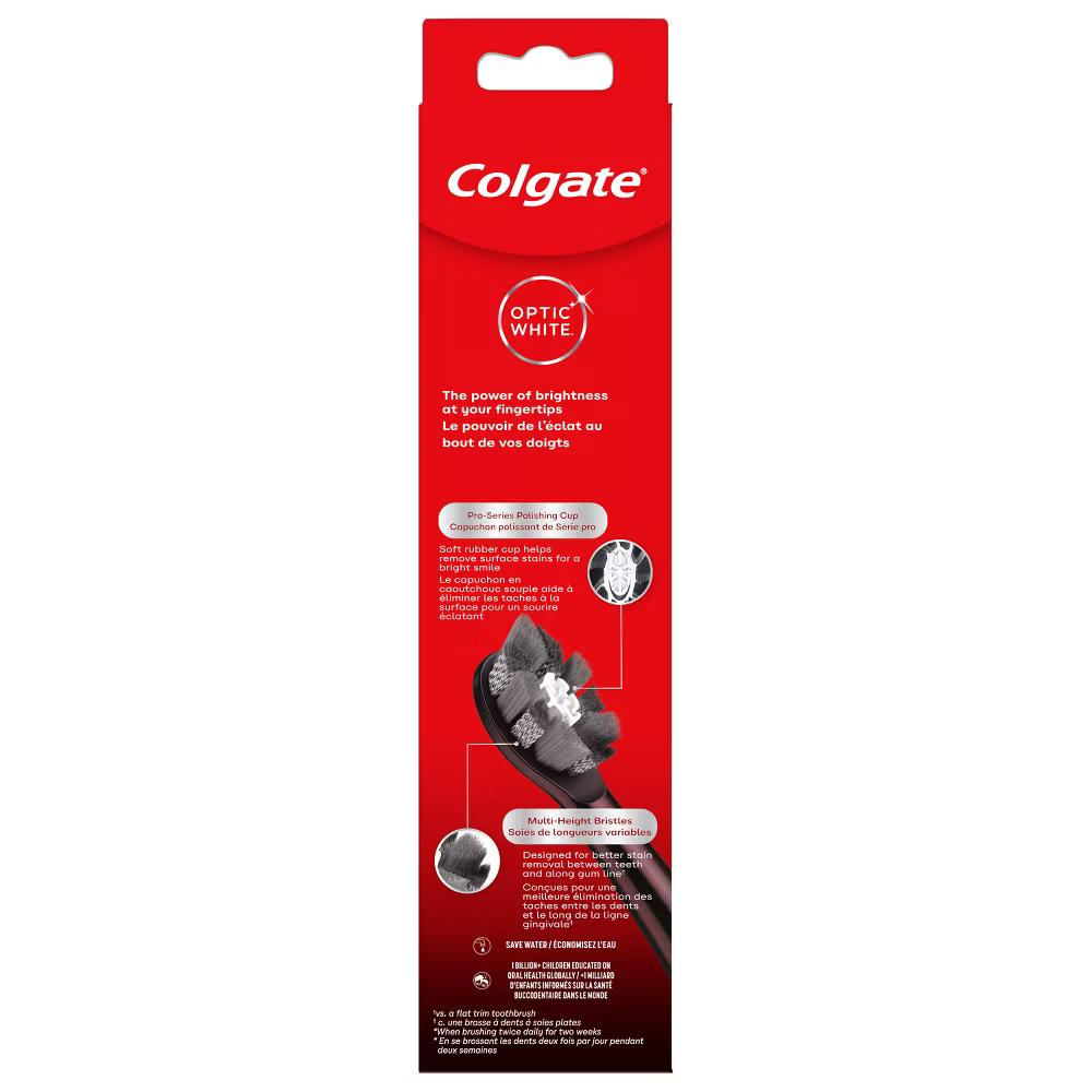 Optic White Pro Series Sonic Battery Powered Toothbrush - Black - Image 9
