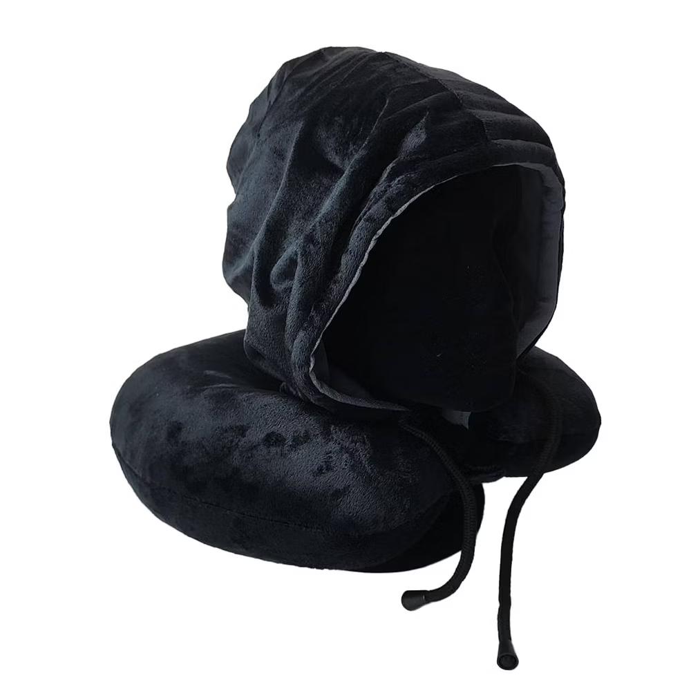 WOLF Hooded Travel Neck Pillow - Image 4