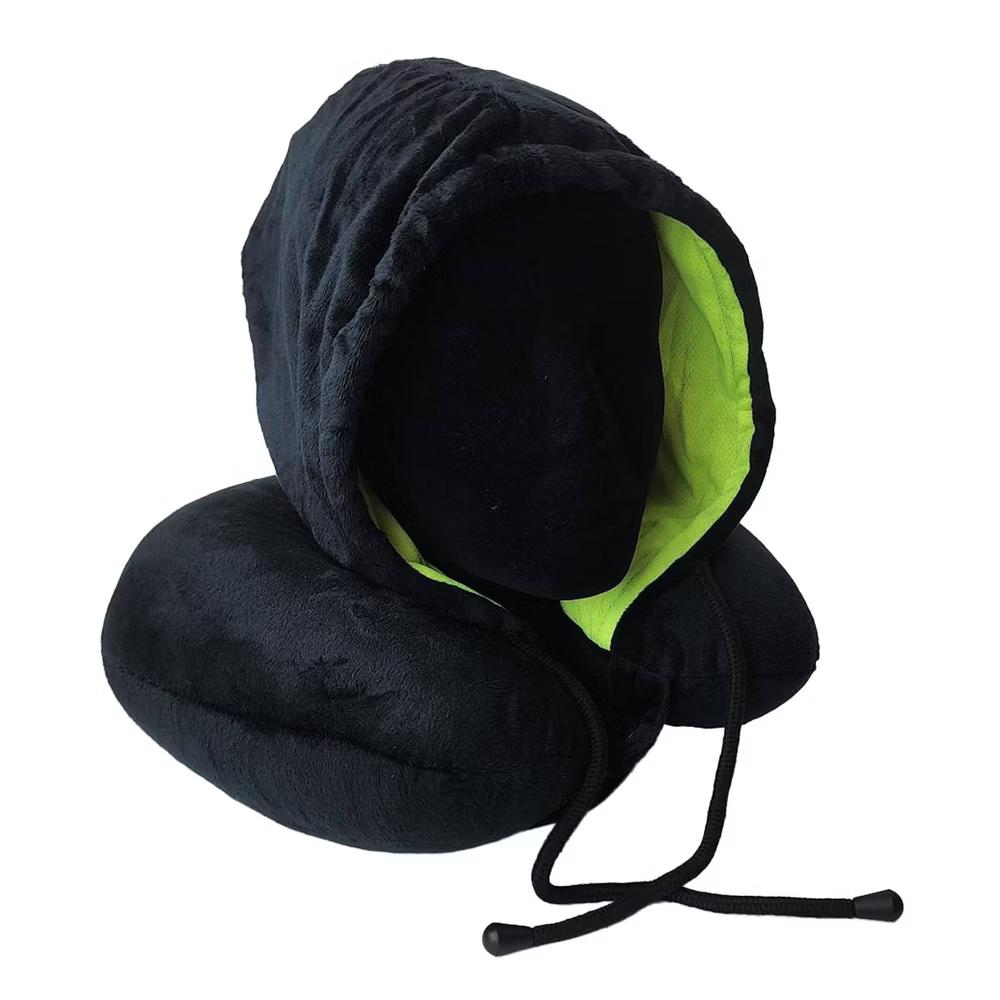 WOLF Hooded Travel Neck Pillow - Image 10