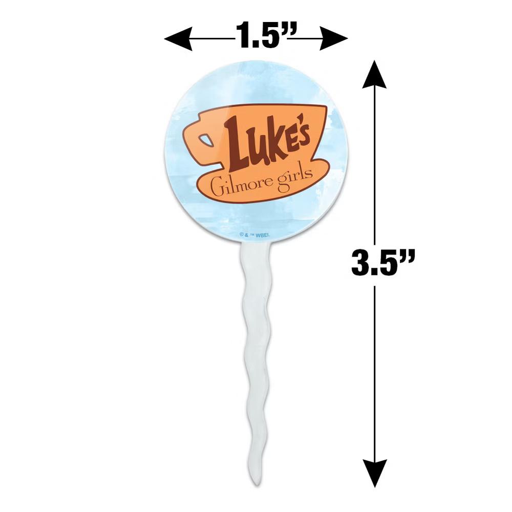 Luke's Diner Cupcake Picks Toppers Decoration Set of 6 - Image 6