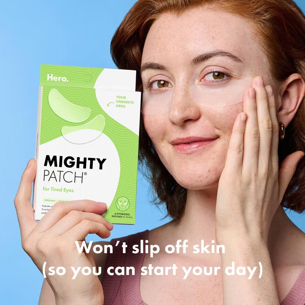 Hero Mighty Patch for Tired Eyes - 6ct: Fragrance-Free, Brightening, For Normal Skin - Image 3