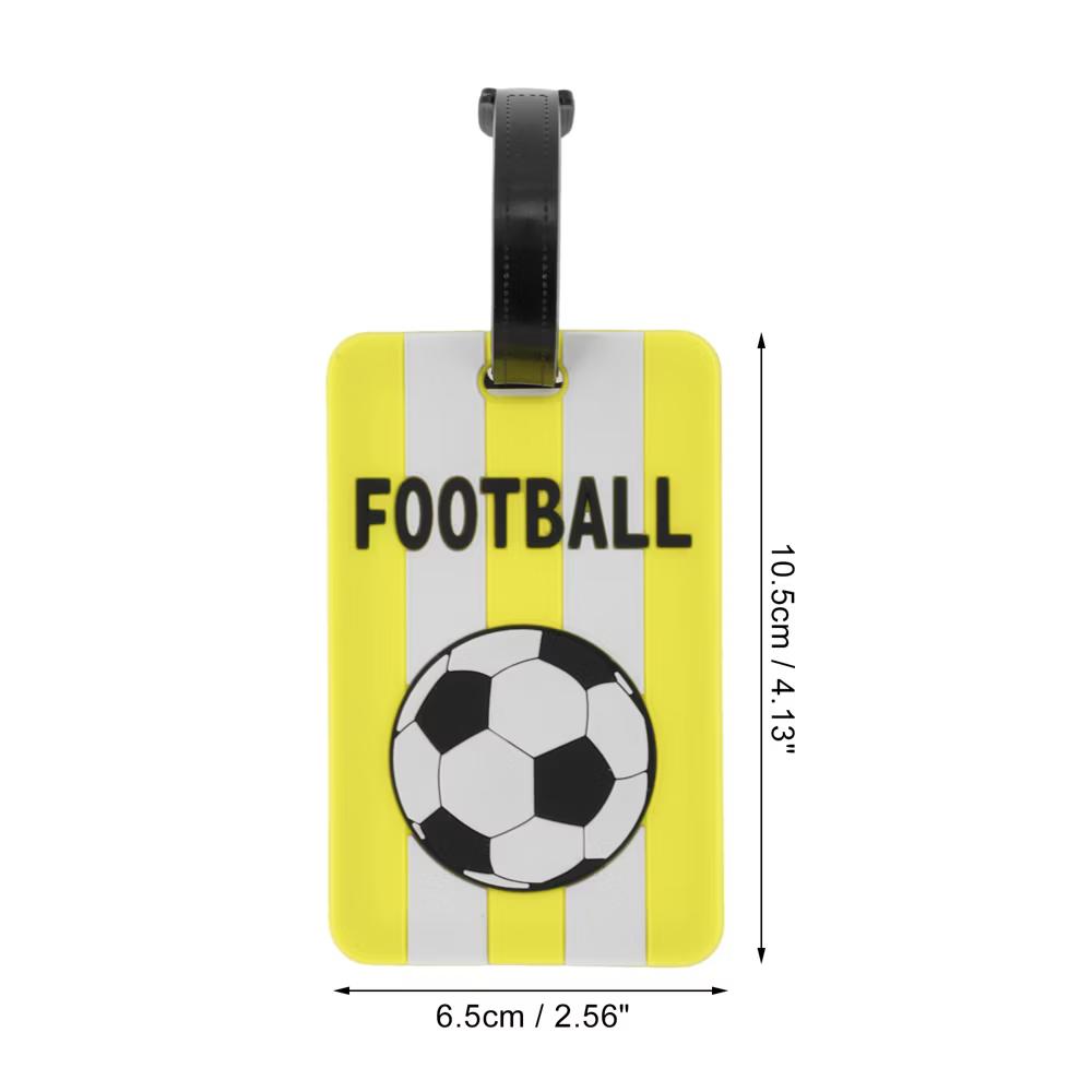 Football Pattern Luggage Tag 1 Pc - Image 15