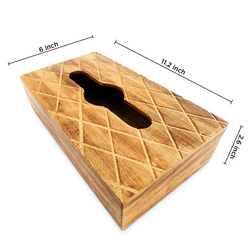 Modern Decorative Paper Facial Tissue Box Holder for Kitchen, Dining Room, and Office - Image 4
