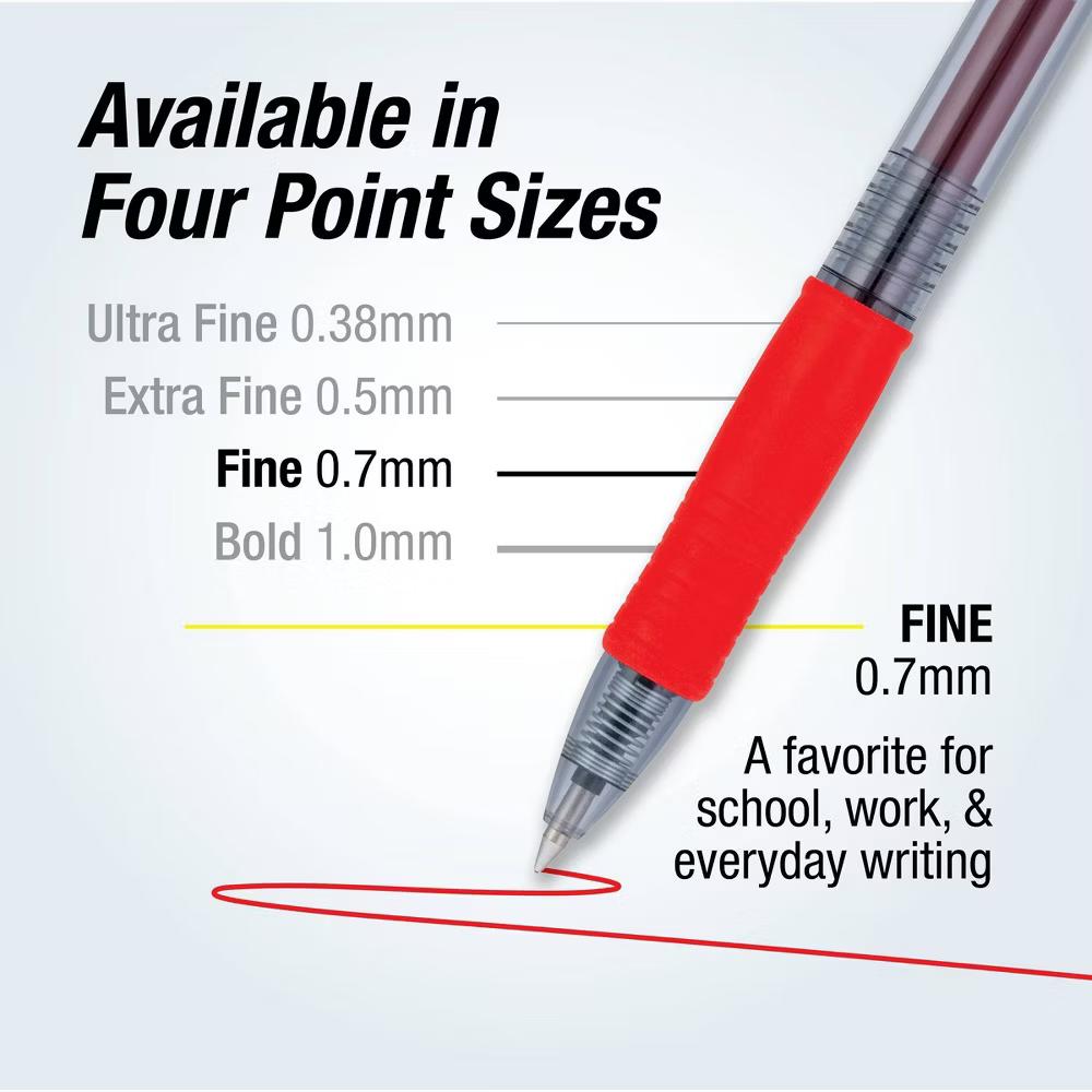 5pk G2 Gel Pens Fine Point 0.7mm Multicolored Ink - Image 3