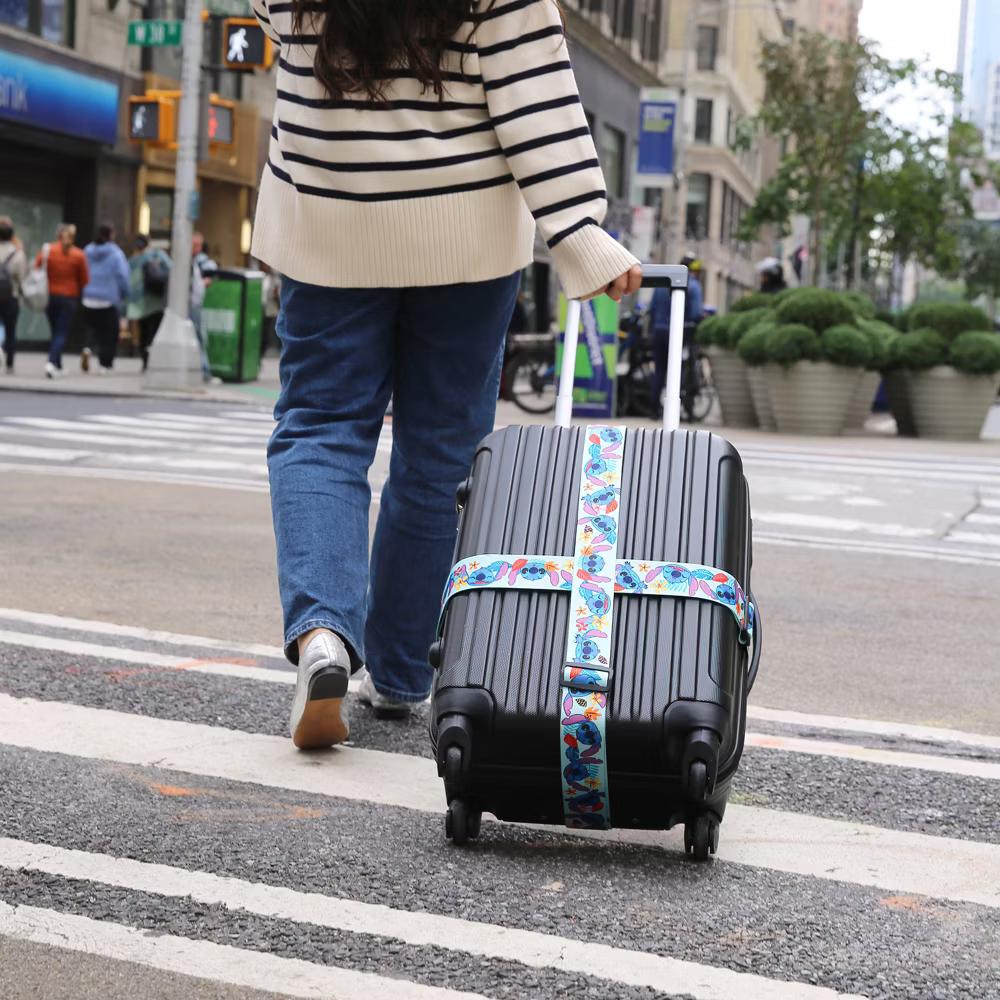 Stitch Luggage Strap 2-Piece Set Officially Licensed, Adjustable Luggage Straps from 30'' to 72'' - Image 2