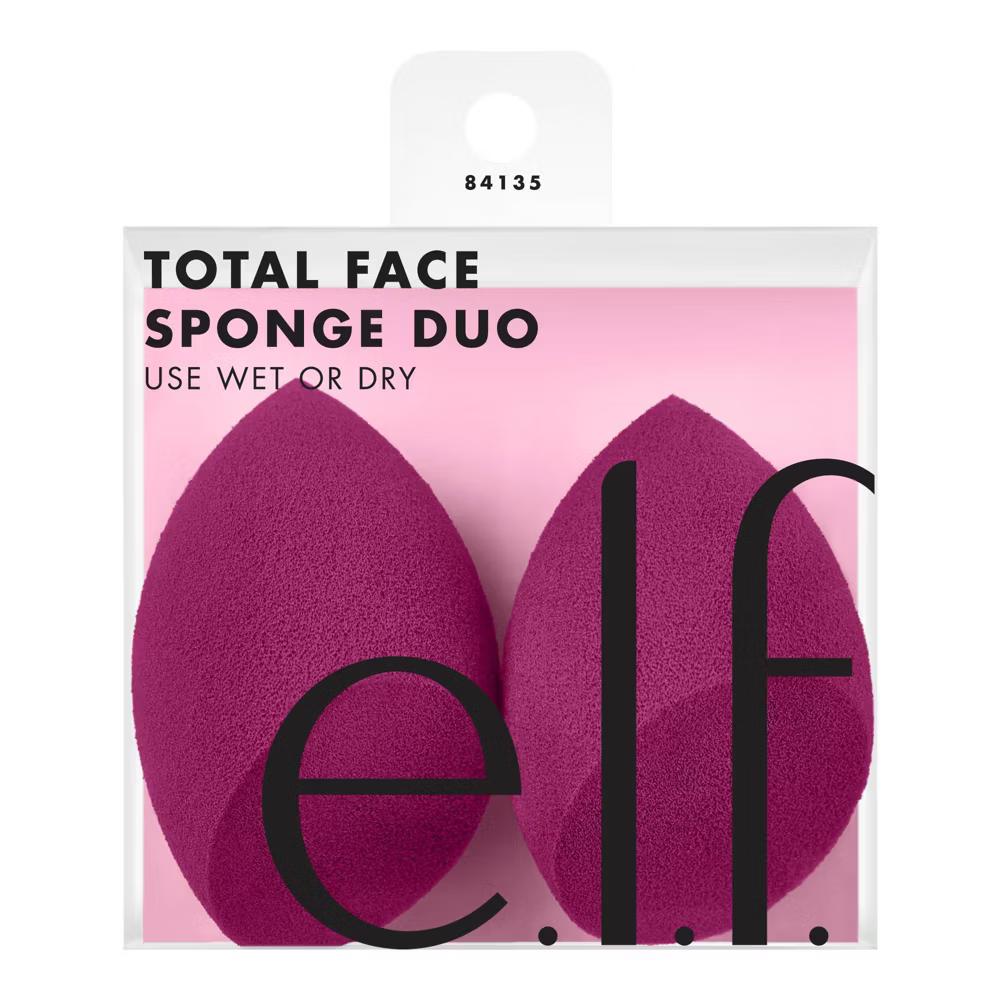 Total Face Sponge Duo - 2ct: Concealing & Blending Applicators, Paraben-Free, Vegan Makeup Tools - Image 4