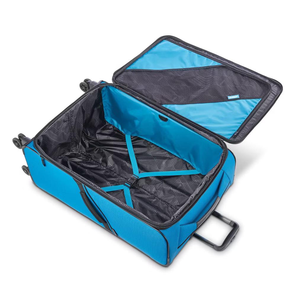 American Tourister Phenom Softside Medium Checked Spinner Wheels Suitcase - Image 18