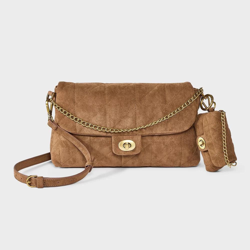 Quilted Turn Lock Clip On Pouch Bag Charm - Image 6