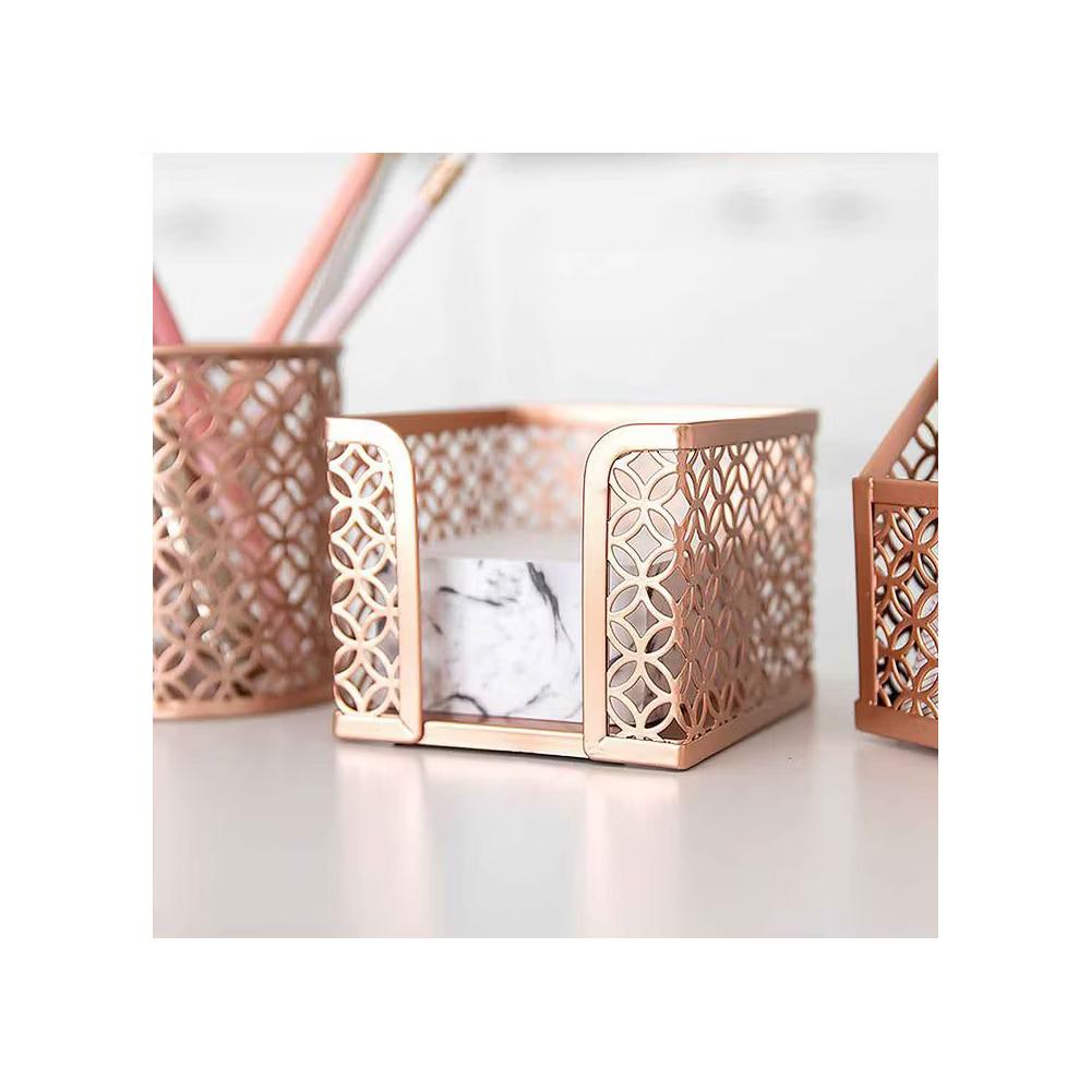 Blu Monaco Desk Organizer Set - 6-Piece Desk Accessories for Mail, Sticky Notes, Pens, Magazines & Documents - Image 41