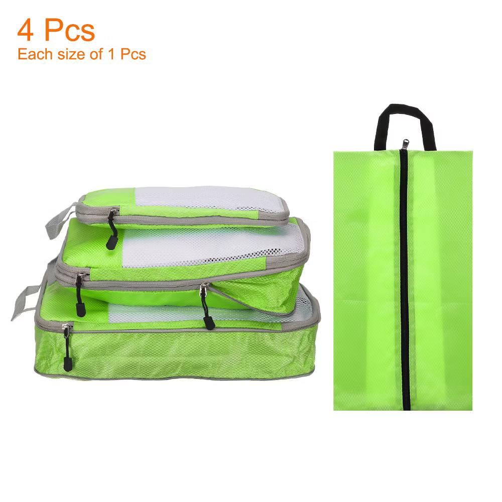 Suitcases Compression Packing Cube Waterproof Travel Luggage Organizers Bag 3 Pcs - Image 2