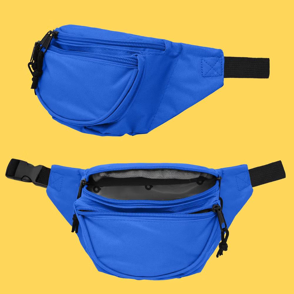 Dalix Fanny Pack w/ 3 Pockets Traveling Concealment Pouch Airport Money Bag - Image 50