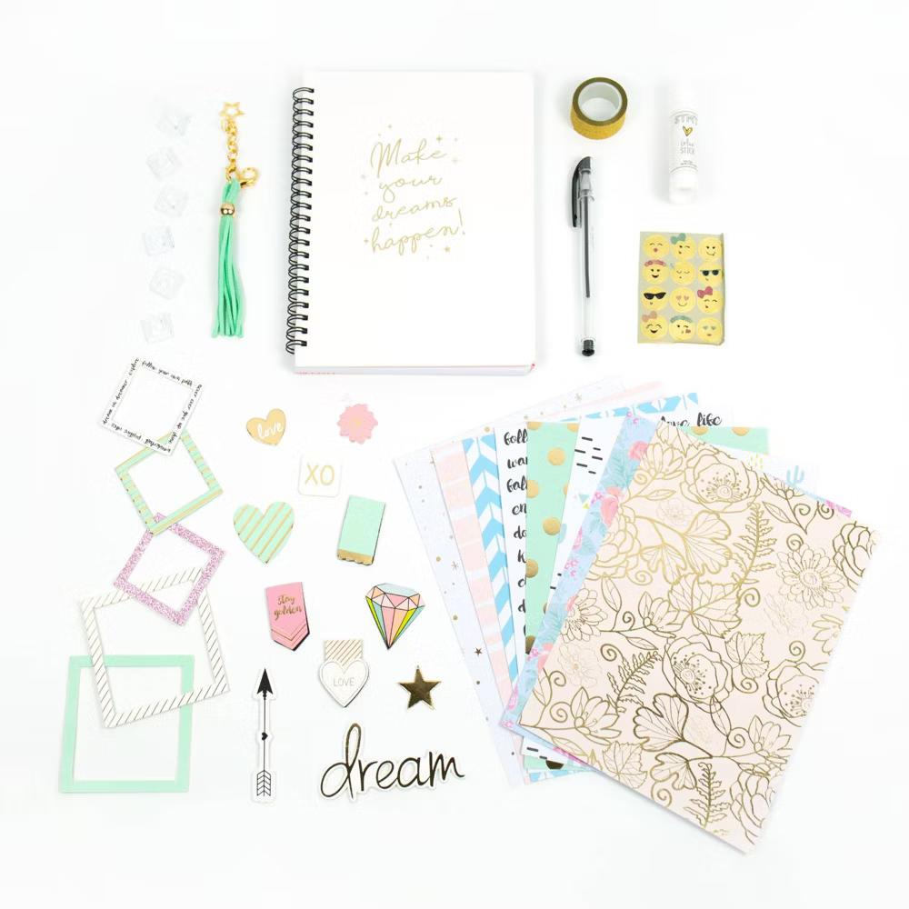 DIY Journaling Set - Craft Kit with Stickers for Girls, Art & Stationery, Ages 14