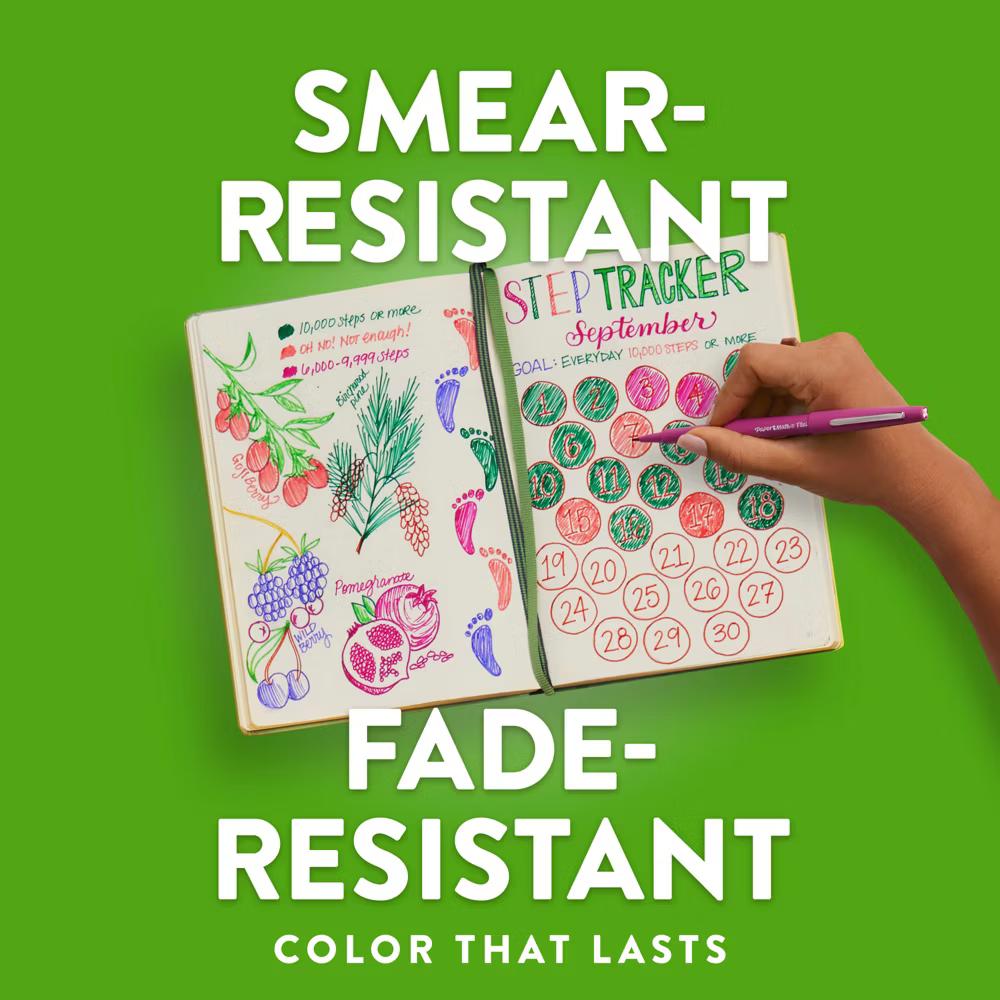 Paper Mate 12ct Artist Markers Med Fashion Colors - Image 7