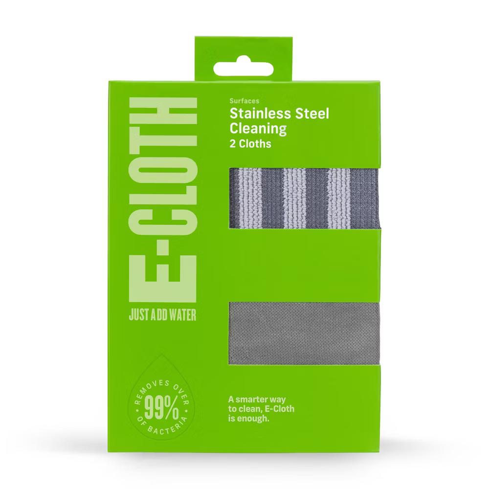 E-Cloth Stainless Steel Microfiber Cleaning Cloth Set - 2ct - Image 5