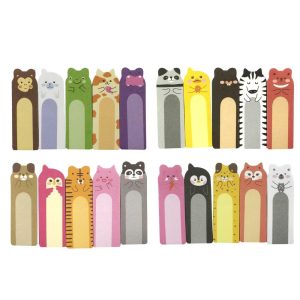 Animal Friends Bookmark Flag Tab Sticky Notes (Set of 4)