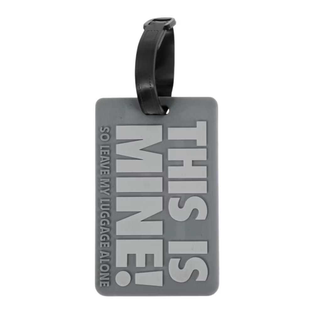 THIS IS MINE Pattern Luggage Tag 1 Pc - Image 6