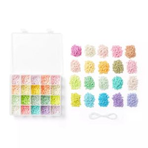 8000ct Clay Beads Bracelet Making Kit Pastel