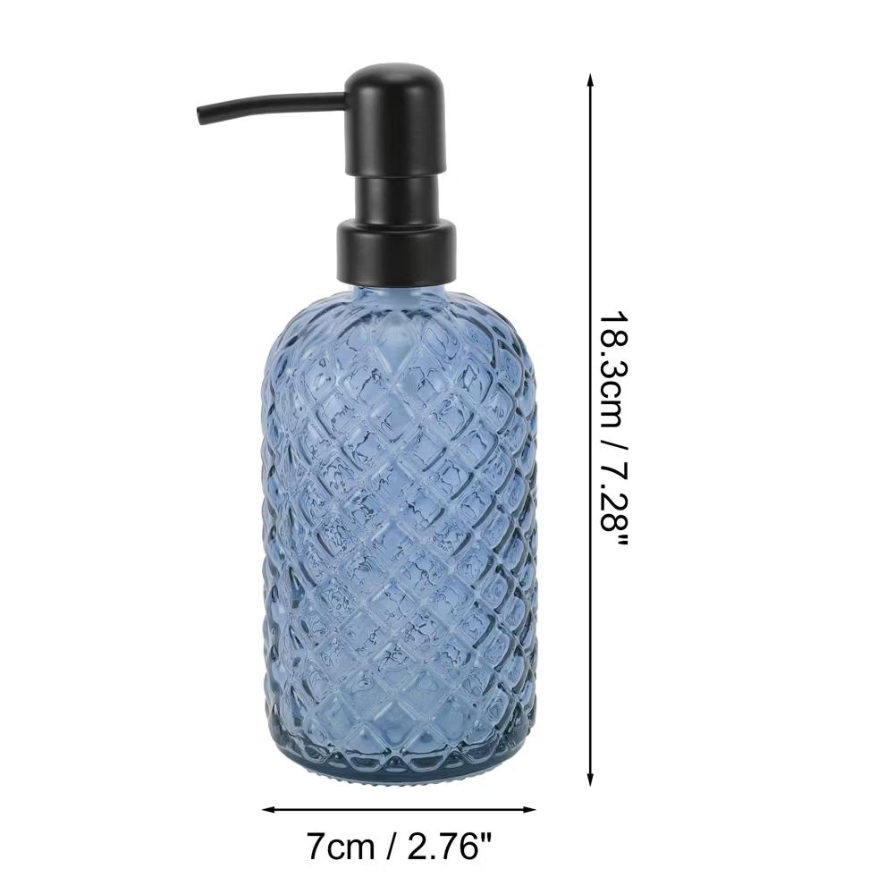 Simple Cylindrical Soap Pump Dispenser 400ml 1 Pc - Image 4