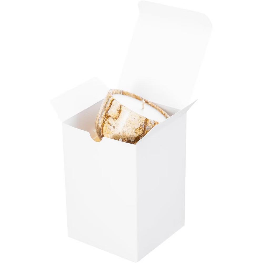 30 Pack White Gift Boxes 4x4x6 Inches for Candles Ornaments Mugs Glasses Jars Ideal for Gifts Storage and Organization - Image 6