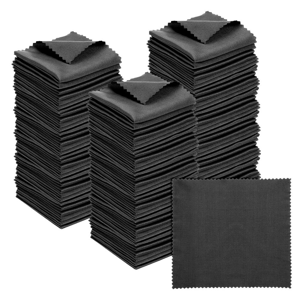 Microfiber Cleaning Cloth for Eyeglass Screen Camera Lens 100 Pcs