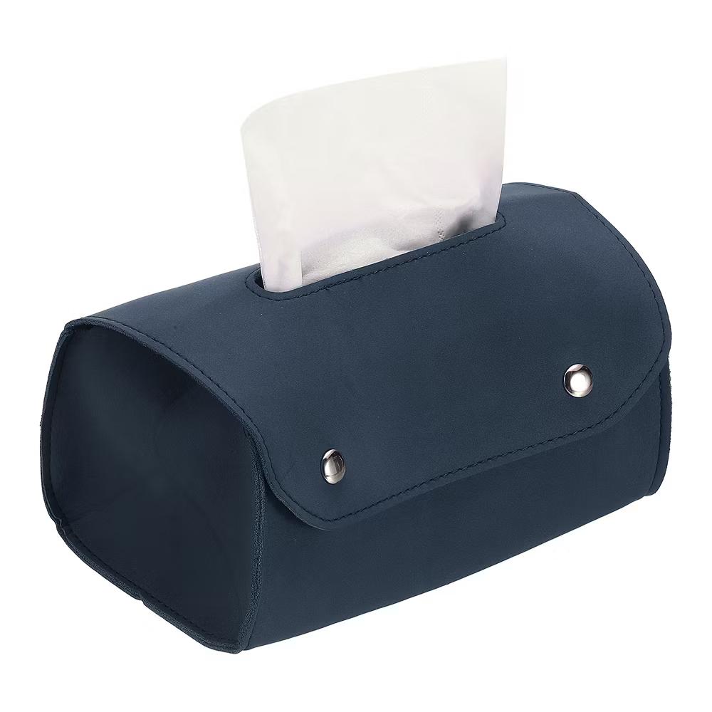 PU Leather Home Car Office Decorative Rectangular Tissue Box Cover - Image 12