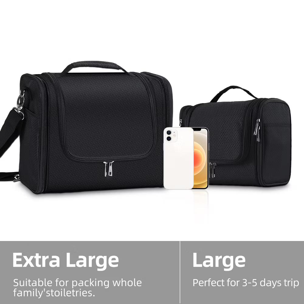 Large Capacity Toiletry Bag for Women and Men, Hanging Toiletry Organizer Cosmetics Makeup Bag - Image 8