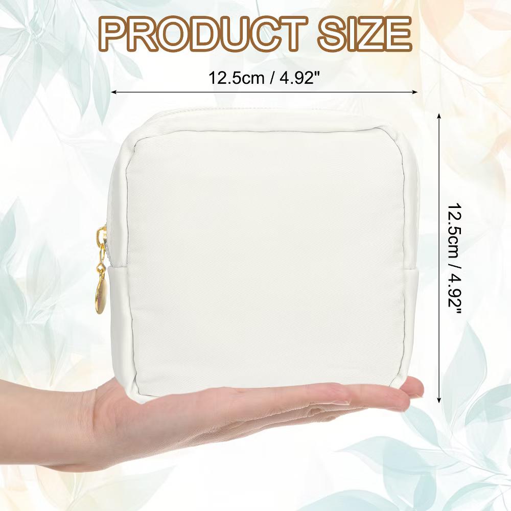 Storage Organize Travel Mini Cute Square Makeup Bag - Image 39