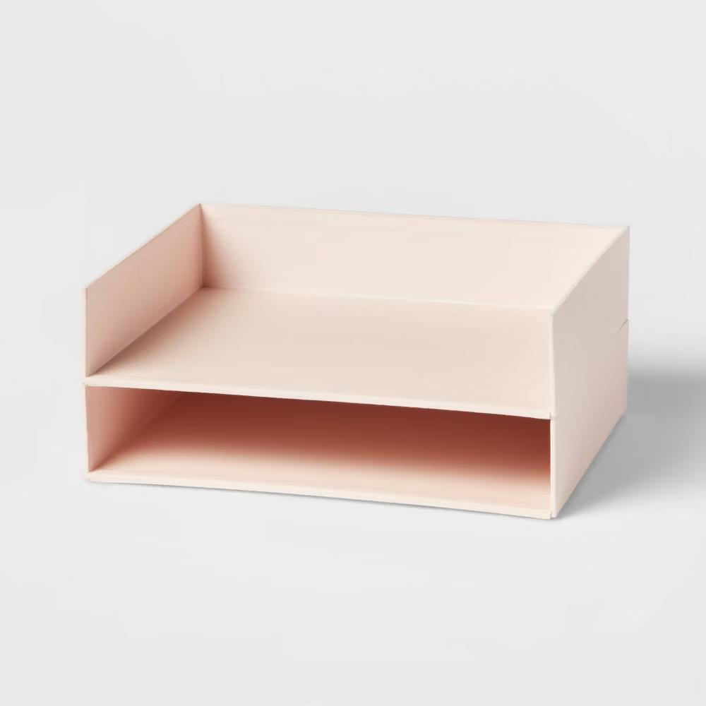 Canvas Letter Tray Organization Set of 2 - Image 7