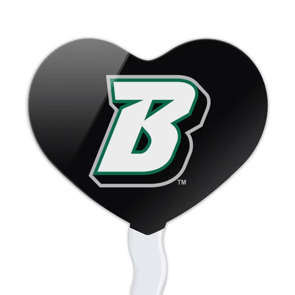 Binghamton University Logo Heart Love Cupcake Picks Toppers Decoration Set of 6 - Image 3