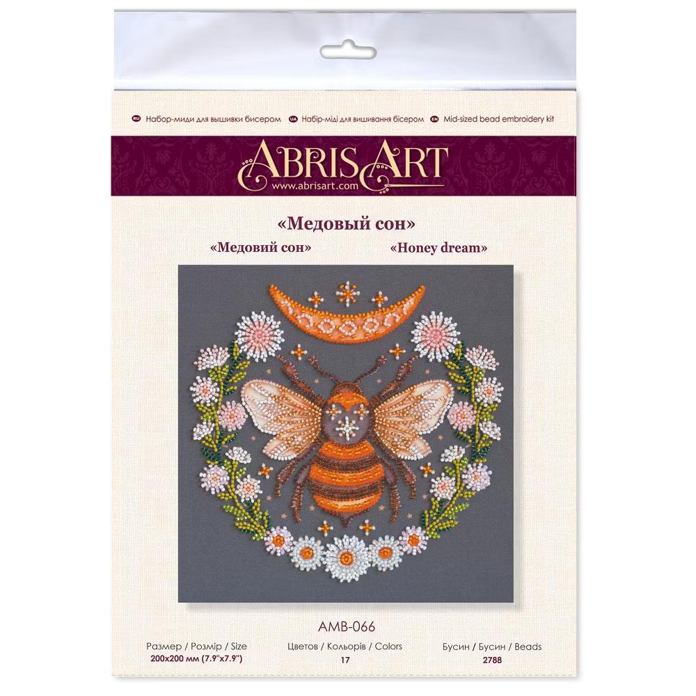 Art Mid-sized Bead Embroidery kit - Honey dream - Image 2