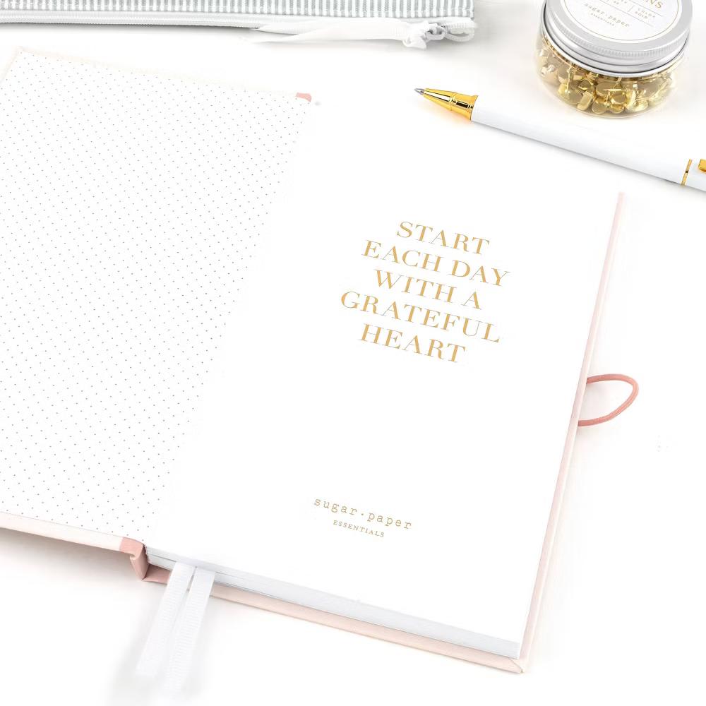 Essentials 4.875"x7.875" Small Casebound 2026-2027 Weekly/Monthly with Bungee Pink - Image 2