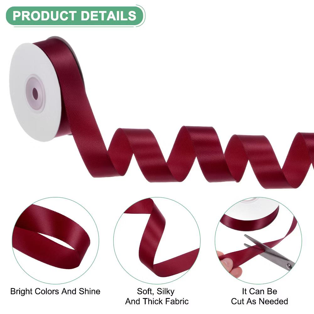 Polyester Satin Shrink-resistant Wrinkle-free Fabric Ribbon 1 Pc - Image 12