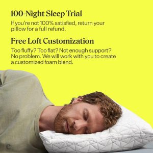 The Original Travel & Camp Adjustable Pillow with Compressible Stuff Sack - Medium-Firm Memory Foam with Lulltra Washable Cover(19x13)