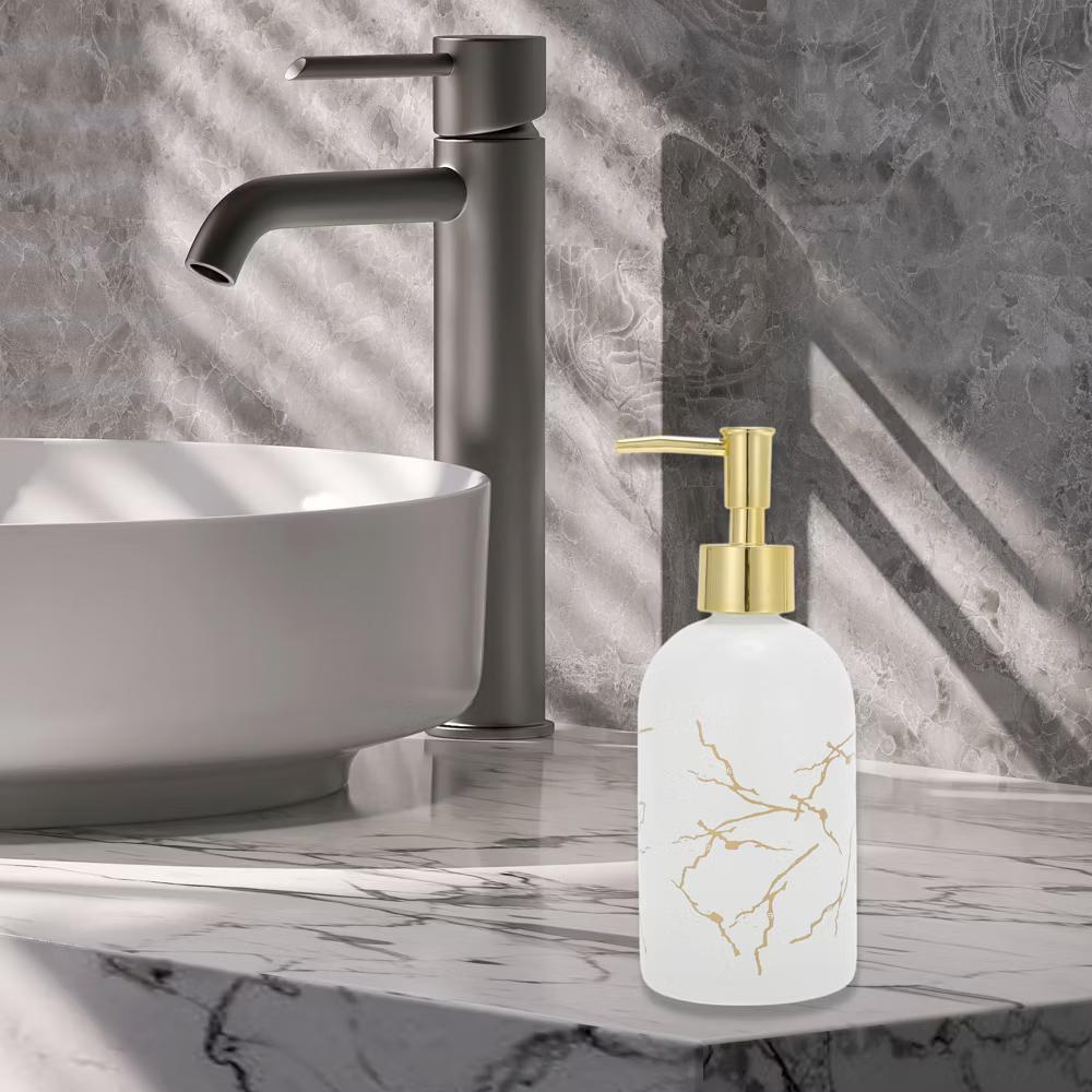 Reusable Cylinder Marble Soap Dispenser 1 Pc - Image 15