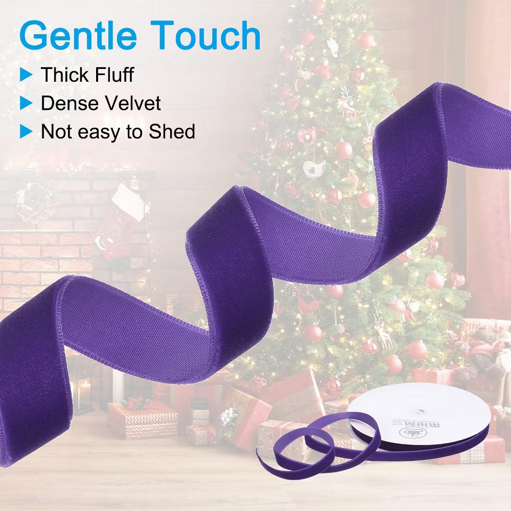 Polyester Decorations Single Face Spool Ribbon for Gift Wrapping Flower - Image 35