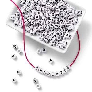 250ct Alphabet Jewelry Beads