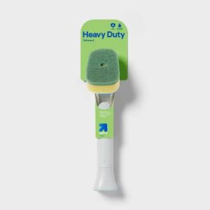 Fillable Dishwand Heavy Duty - Non-Abrasive, Reusable, Soft Grip