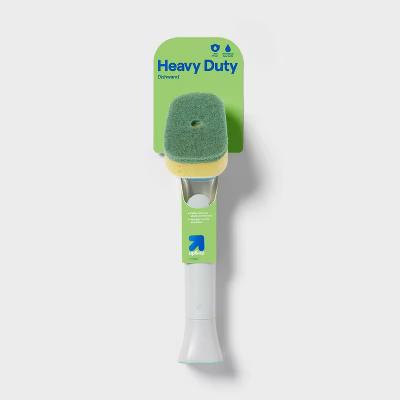 Fillable Dishwand Heavy Duty - Non-Abrasive, Reusable, Soft Grip