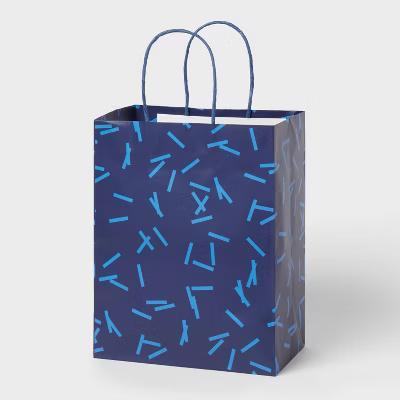 Small Sprinkles Gift Bag Navy/Blue