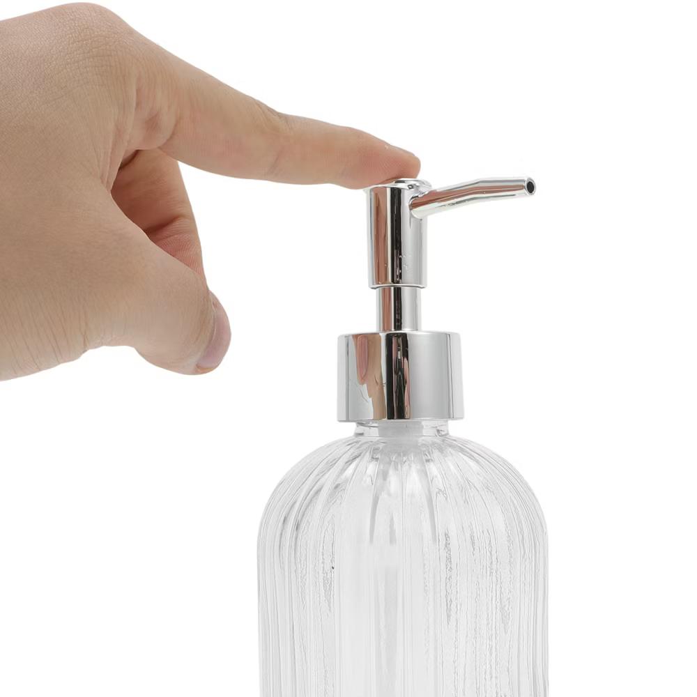 Convenient Vertical Stripe Soap Dispenser 13.53oz 1 Pc - Image 19