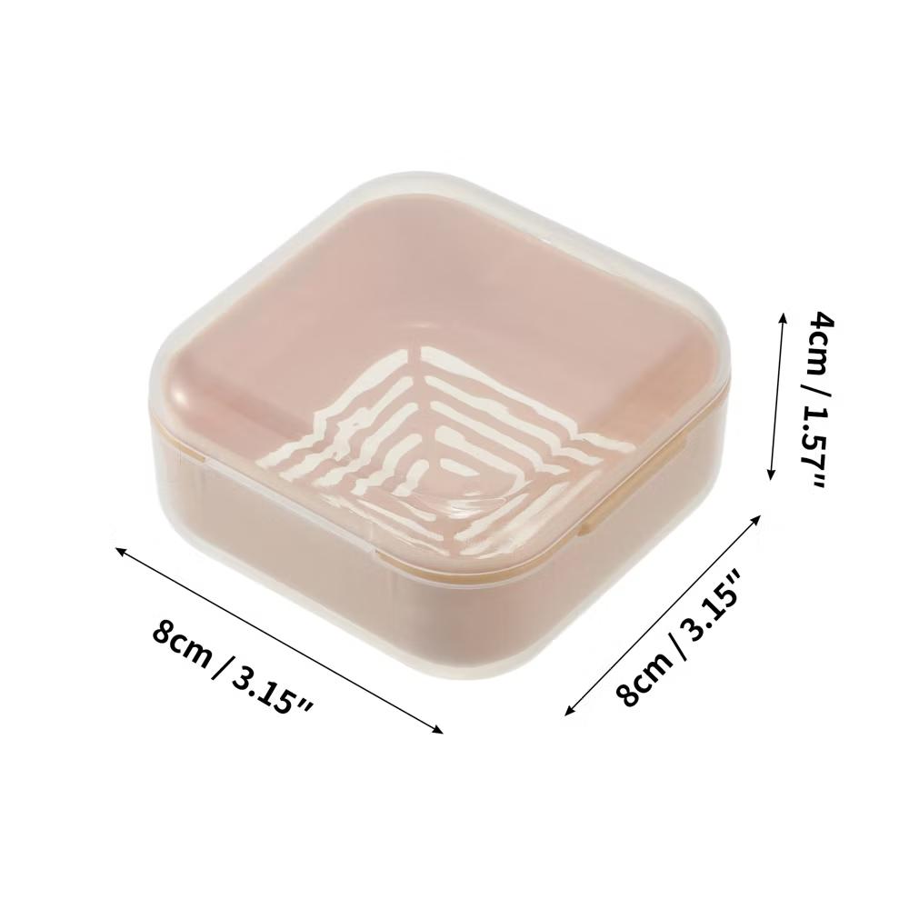 Square Double-layer Drain Soap Dish 1 Pc - Image 24