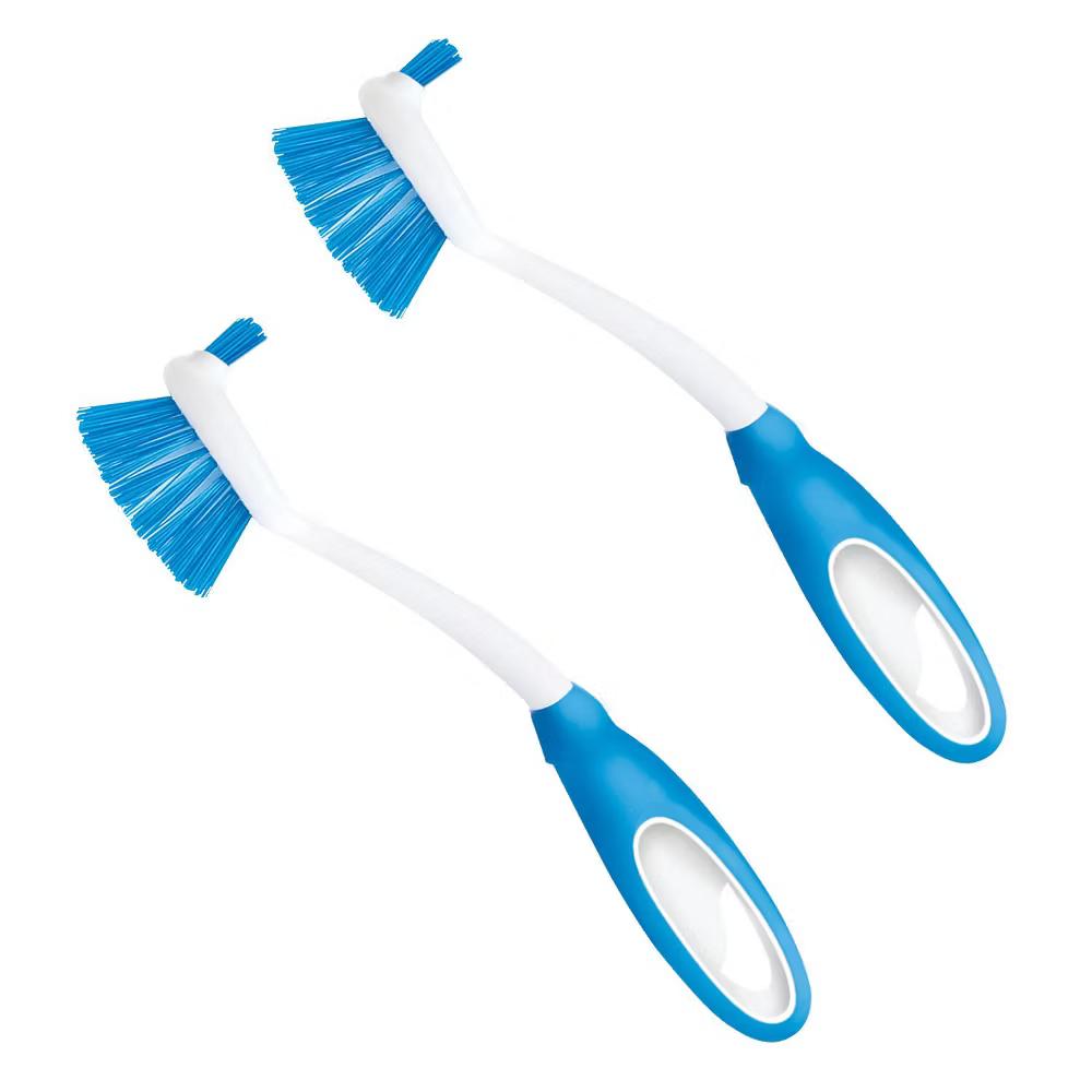 PRO Dish Brushes & Scrubber- Stiff Bristles, Food Scrapers, Comfort Handles - Image 16