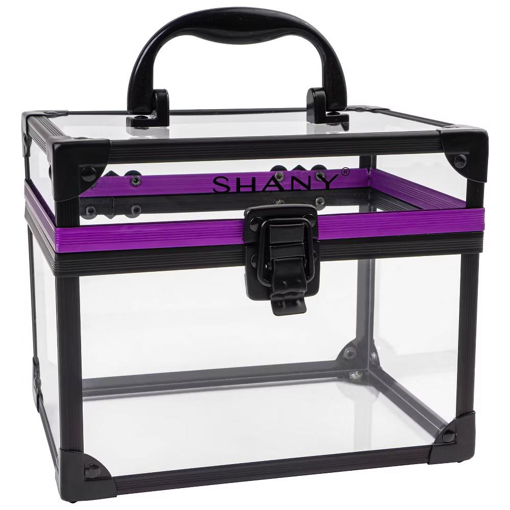 SHANY Clear Cosmetics and Toiletry Train Case - Image 9