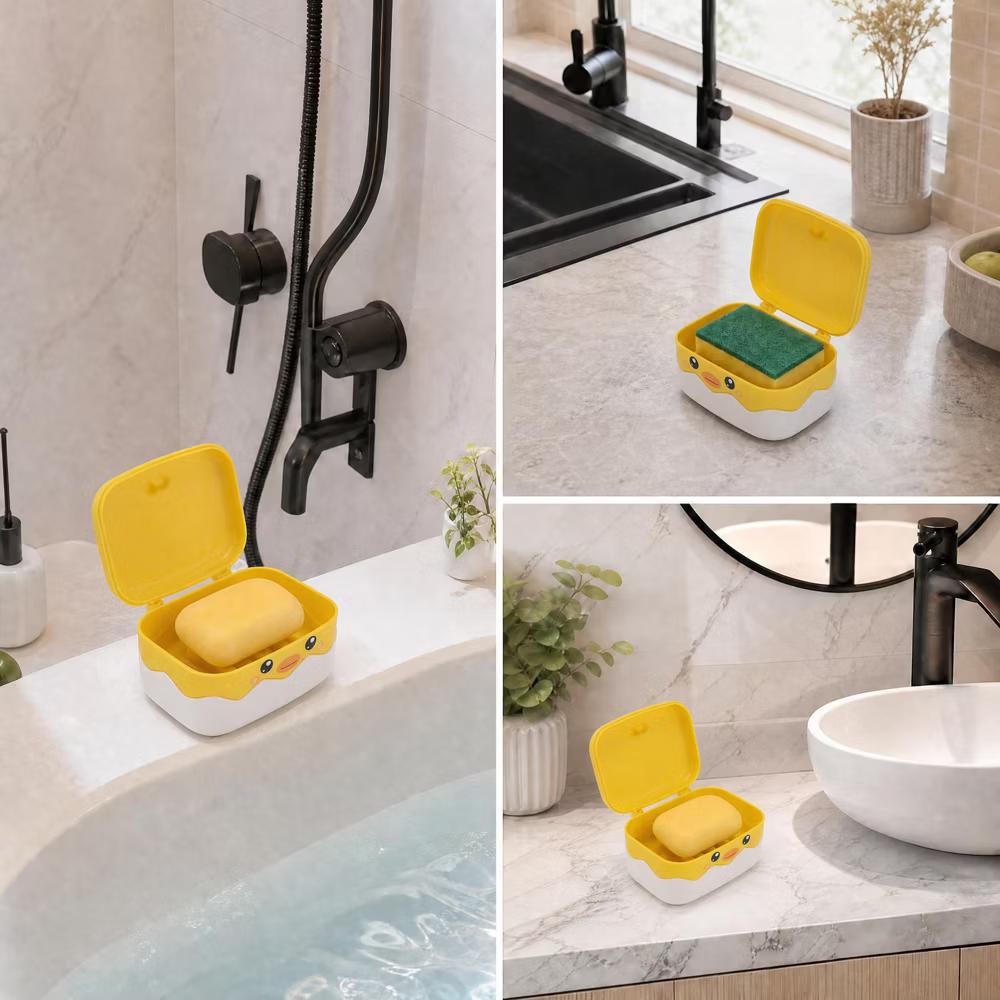 Cute Durable Soap Dish 1 Pc - Image 43