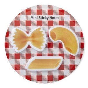 TwelveNYC 3ct Food and Drink Pasta Sticky Notes